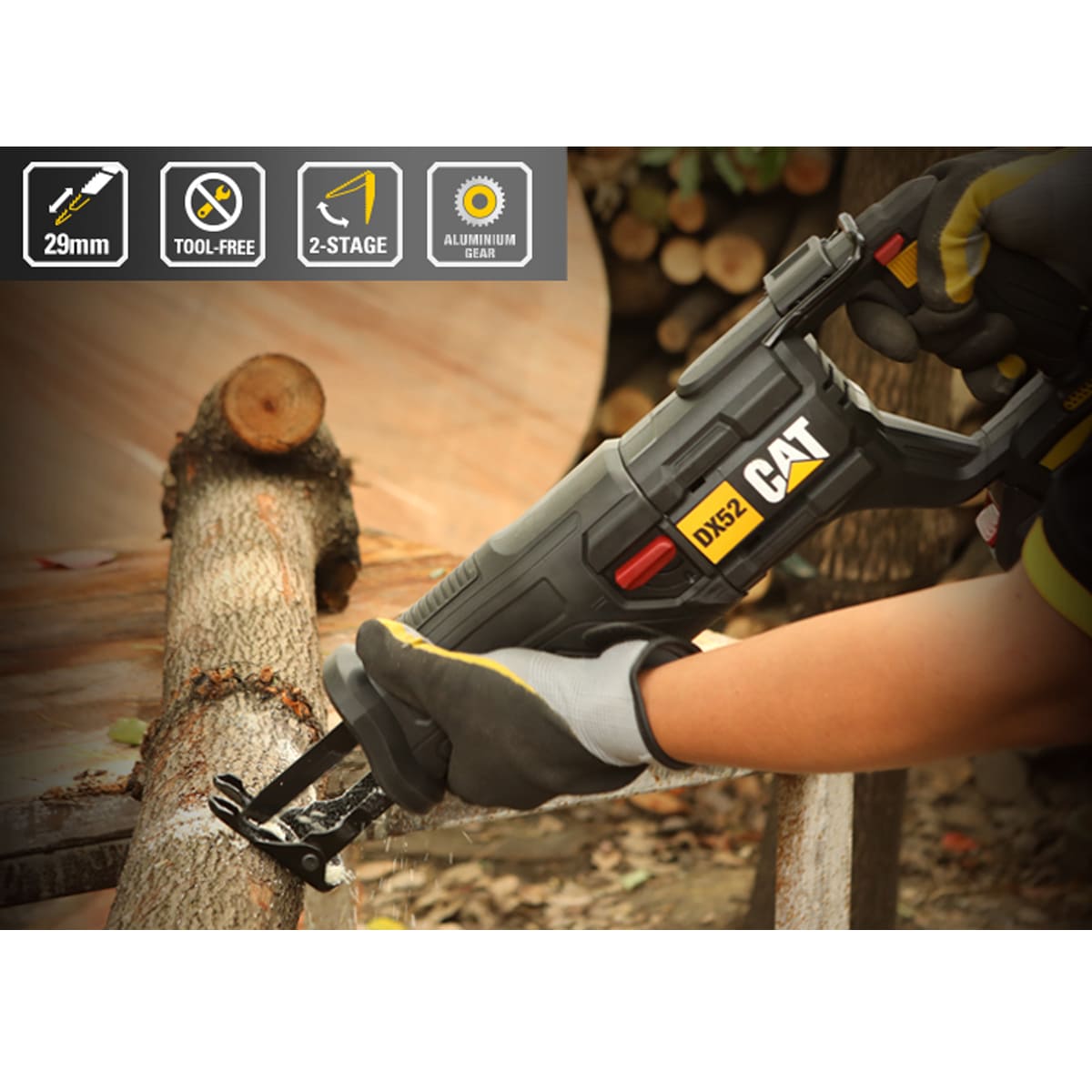 CAT SOLO Σπαθοσέγα Brushless Li-Ion 18V DX52B – 05-7357 - Image 3
