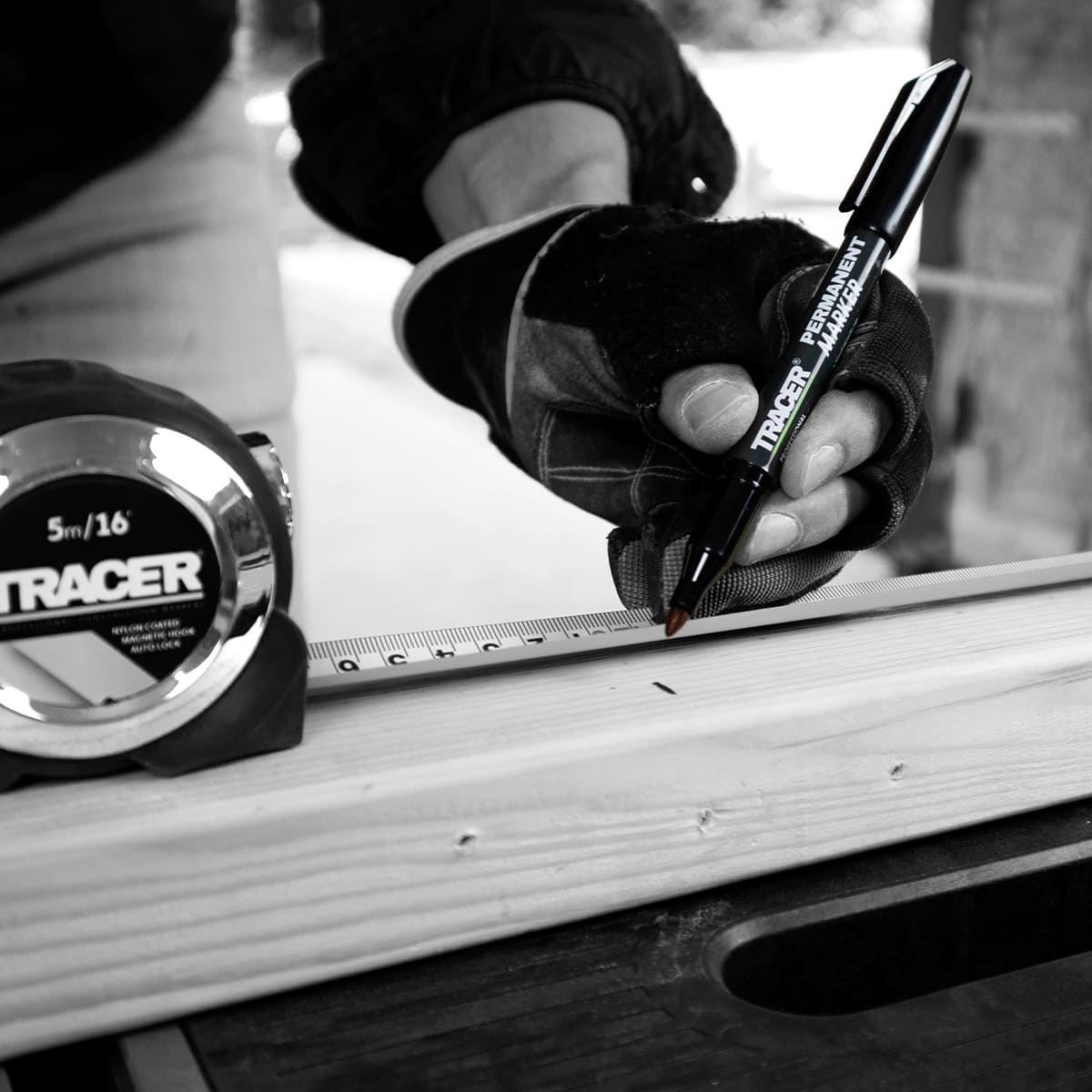 TRACER Μαρκαδόρος ανεξίτηλος μαύρος APM1 - Image 6