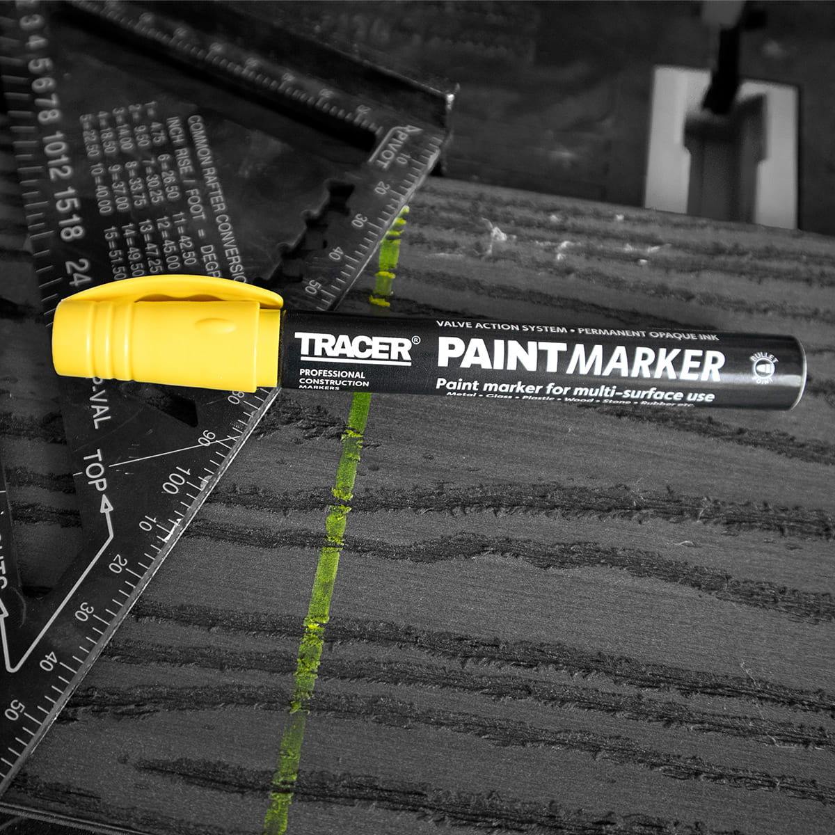 TRACER Μαρκαδόρος ανεξίτηλος βαρέως τύπου κίτρινος APTM1 - Image 8