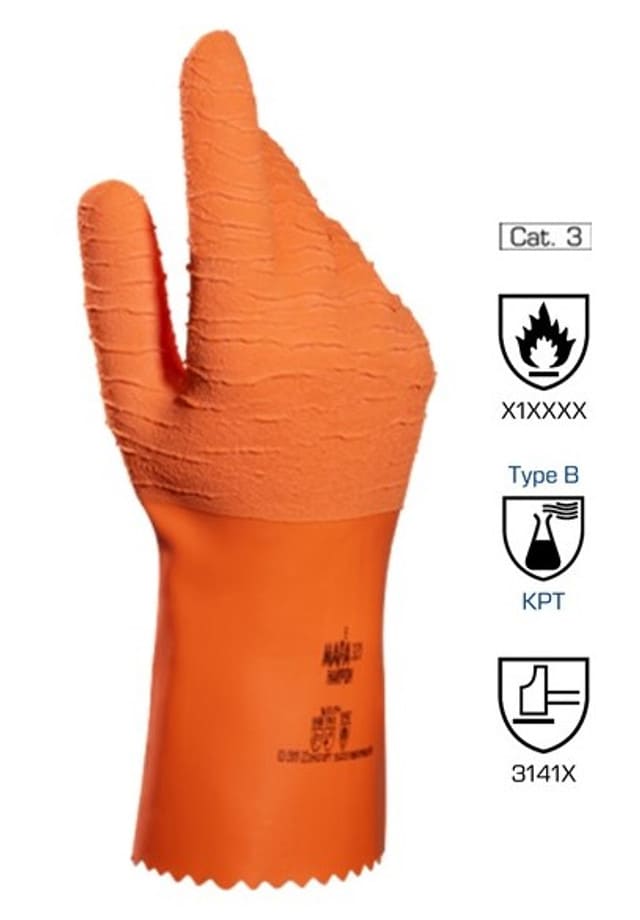 ΓΑΝΤΙΑ LATEX ΠΟΡΤΟΚΑΛΙ ΑΛΙΕΙΑΣ (ΟΣΤΡΑΚΩΝ) HARPON 321 N.10 - Image 2