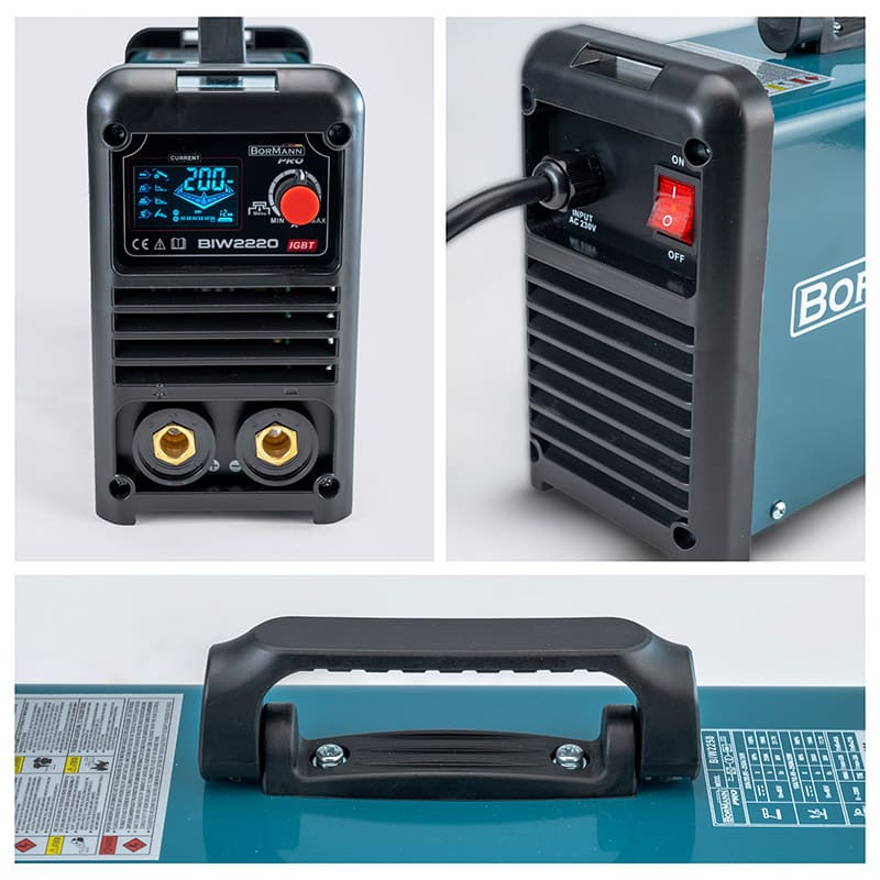 BORMANN Pro BIW2220 - ΗΛΕΚΤΡΟΚΟΛBORMANN PRO BIW2220 Ηλεκτροκόλληση Inverter 200A – 60% – Ψηφιακή Οθόνη – 061977 - Image 2