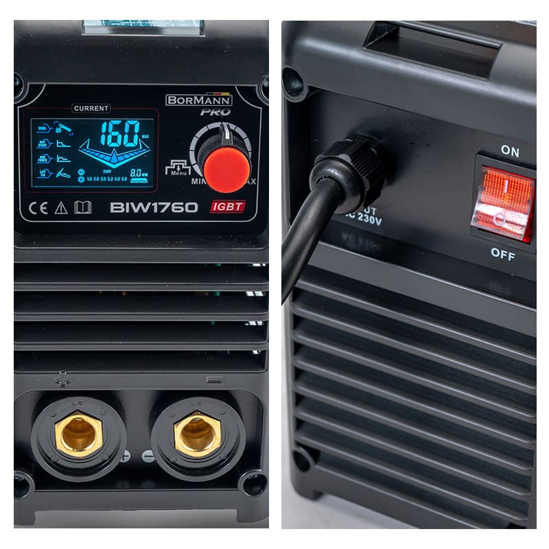 BORMANN PRO BIW1760 Ηλεκτροκόλληση Inverter 160A – 60% – 061960 - Image 2