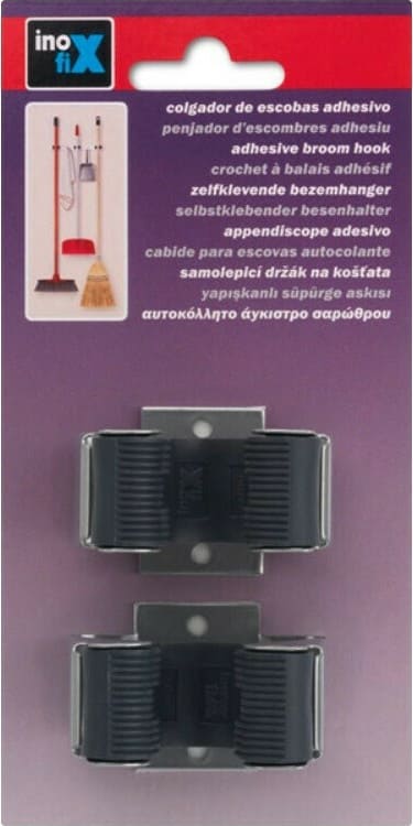 INOFIX-ΒΑΣΗ ΓΙΑ ΣΚΟΥΠΕΣ ΕΠΙΧΡΩΜΙΩΜΕΝΗ ΜΑΤ 2τμχ  (2055-7-)