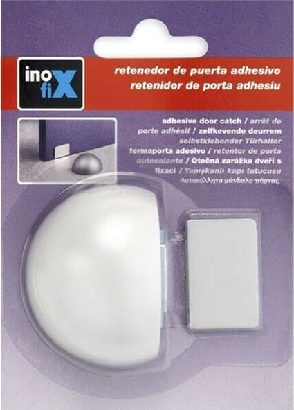 INOFIX-ΣΤΟΠΕΡ ΣΥΓΚΡΑΤΗΣΗΣ ΜΑΓΝΗΤΙΚΟ ΑΥΤΟΚΟΛΛΗΤΟ  ΛΕΥΚΟ 2034-2-