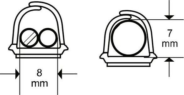 INOFIX-ΚΑΝΑΛΙ ΕΥΚΑΜΠΤΟ 8X7mm 4m ΛΕΥΚΟ 2201-2- - Image 4