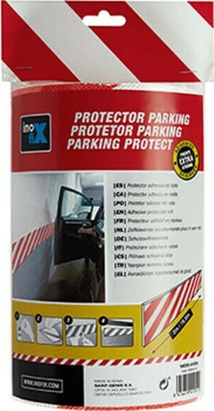 INOFIX-ΠΡΟΣΤΑΤΕΥΤΙΚΟ ΑΥΤΟΚΟΛΛΗΤΟ ΡΟΛΟ ΓΙΑ ΤΟΙΧΟΥΣ PARKING 2m -ΛΕΥΚΟ 4105-1- - Image 2