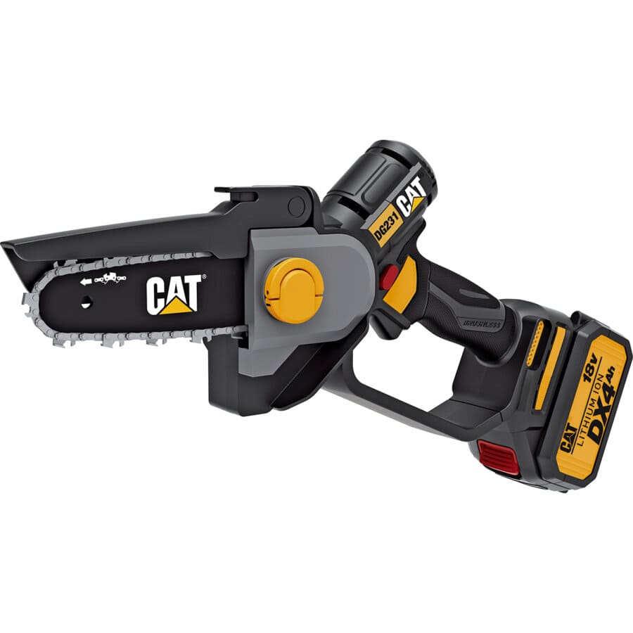 CAT DG231 Σετ Κλαδευτικό Αλυσοπρίονο Μπαταρίας Li-Ion 18V 4,0Ah, Λάμα 12cm – 05-8244 - Image 2