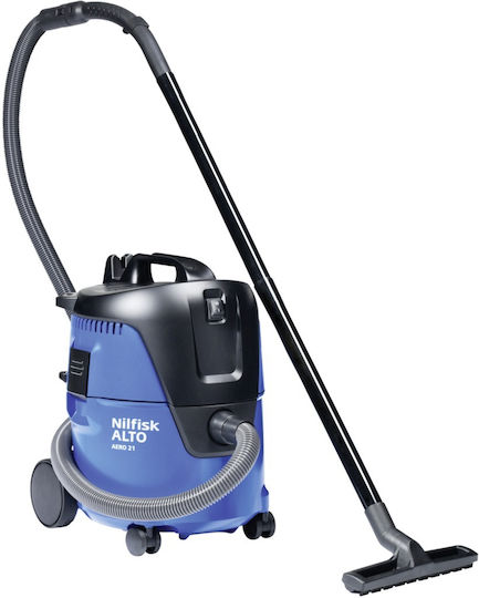 NILFISK AERO 21-01 PC EU Σκούπα Υγρών & Στερεών 1.250 W, Κάδος 20 L – 107406600
