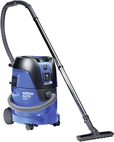 NILFISK AERO 26-21 PC Σκούπα Υγρών & Στερεών 1.250 W, Κάδος 25 L – 107406606