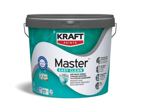 KRAFT Master Easy Clean Semi-Mat Λευκό 10L