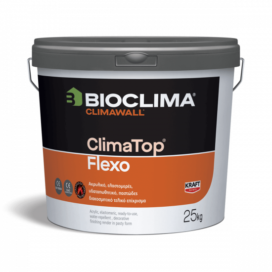 KRAFT BIOCLIMA ClimaTop® Flexo K15 – Ελαστομερής Σοβάς 25kg Λευκό