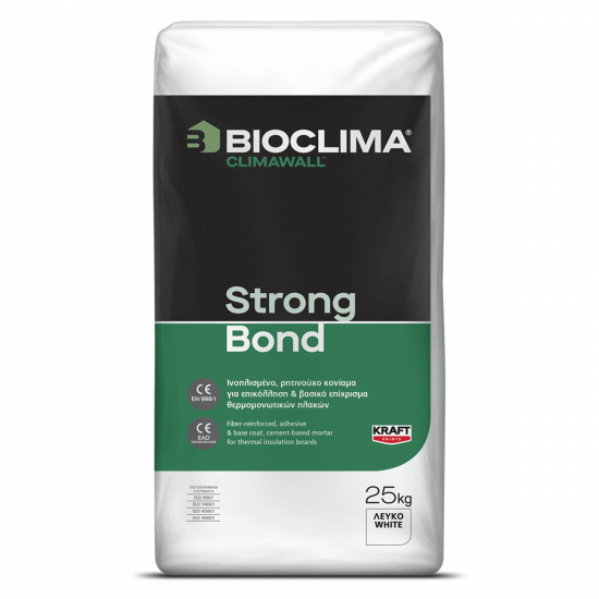 KRAFT BIOCLIMA Κόλλα Θερμοπρόσοψης Strong Bond White 25kg