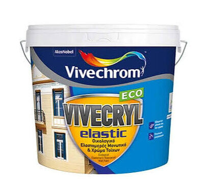 Vivechrom Vivecryl Elastic Eco 30 Λευκό 10L