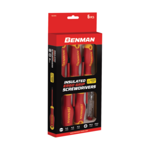 BENMAN Σετ Κατσαβίδια Ηλεκτρολόγου 6 Τεμαχίων 1000V – 72573