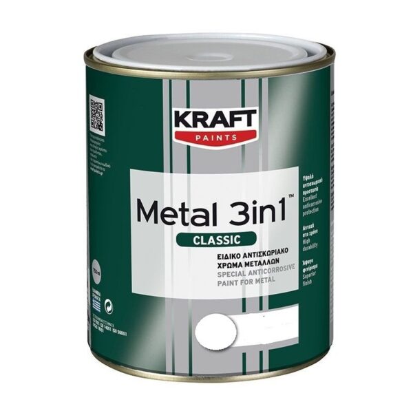 KRAFT METAL 3in1 CLASSIC ΛΕΥΚΟ 0,75LT
