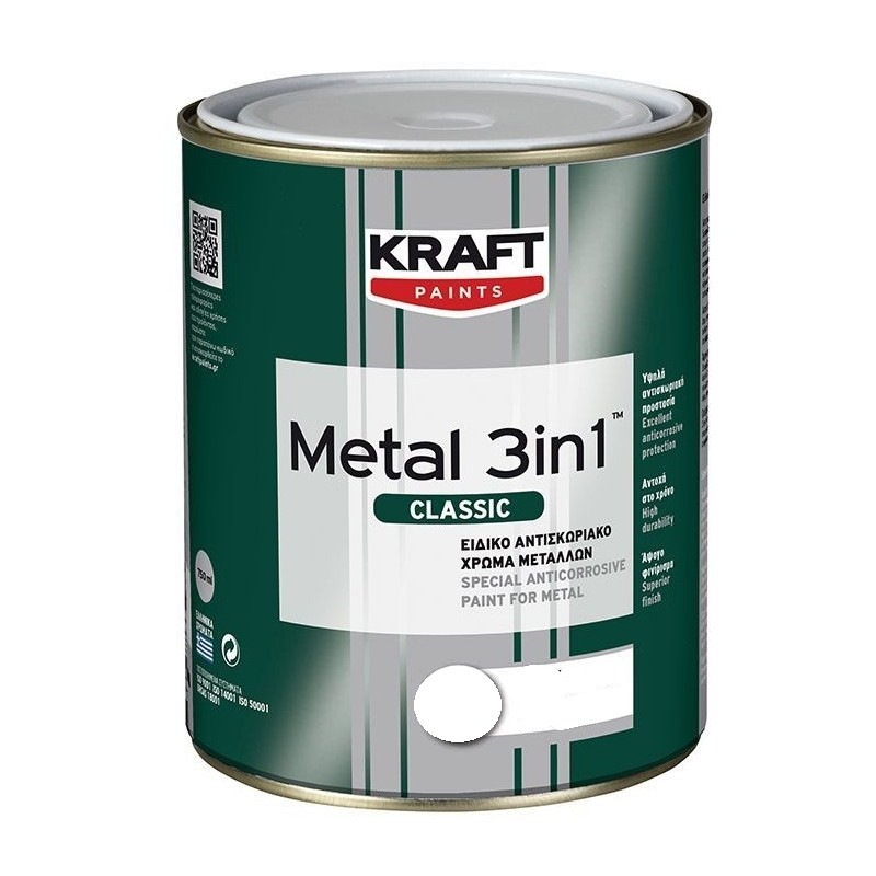 KRAFT METAL 3in1 CLASSIC ΛΕΥΚΟ 0,75LT