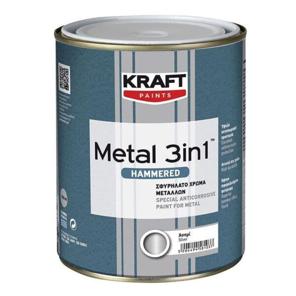 KRAFT METAL 3in1 HAMMERED "ΠΡΑΣΙΝΟ  412" 0.75LT