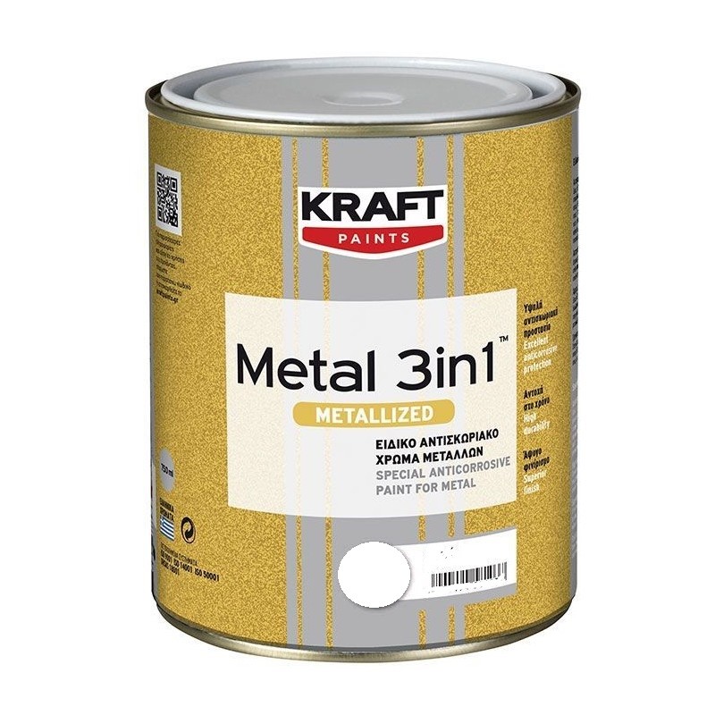 KRAFT METAL 3in1 METALIZE GLOSS "ΧΑΛΚΟΣ 520" 0.75L