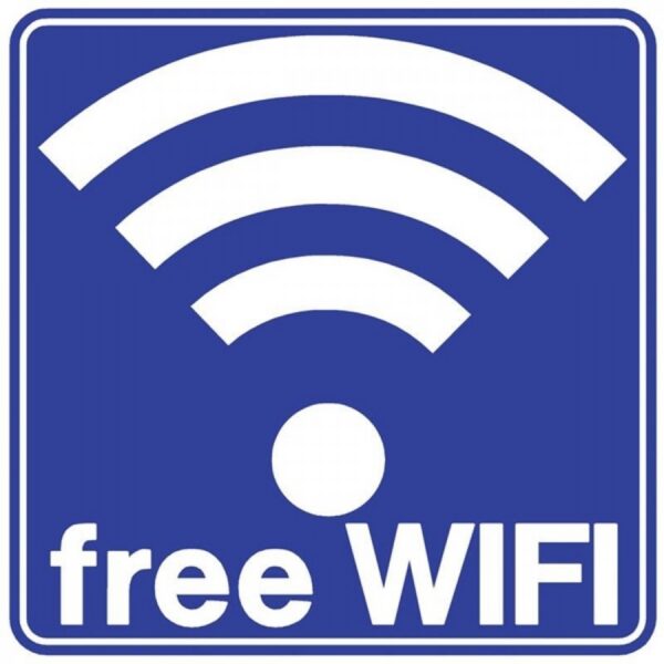 Πινακίδα σήμανσης PVC ”FREE WIFI”