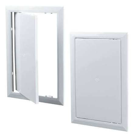 Θυρίδα pvc d300 x 300mm, λευκή