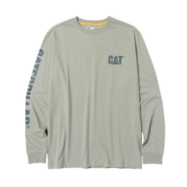 CAT Μπλουζάκι μακρυμάνικο trademark tee πράσινο 1510034