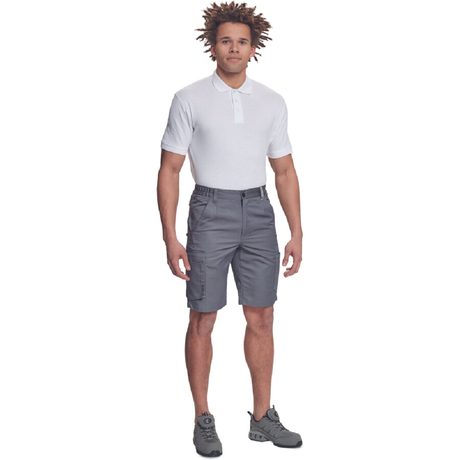 Βερμούδα εργασίας Gijon γκρι 65%poly-35%cott, 195 g/m² - Image 2