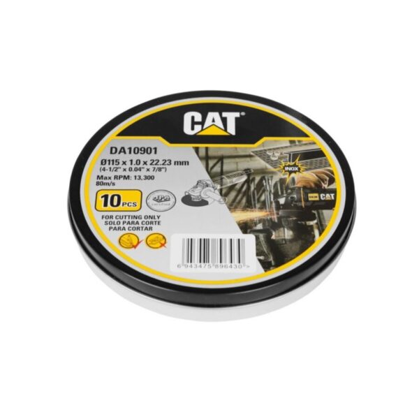 CAT Τροχός κοπής inox 115x1mm σε μεταλικό κουτί DA10901