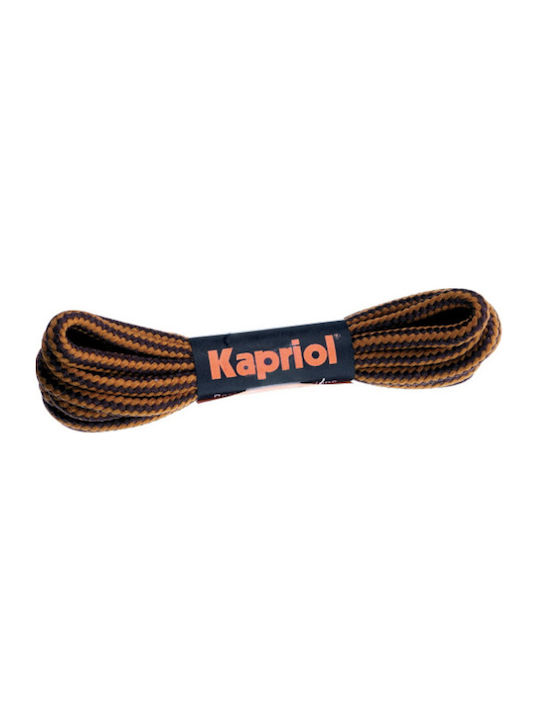 Κορδόνια Παπουτσιών Καφέ-Μαύρο 1m KAPRIOL