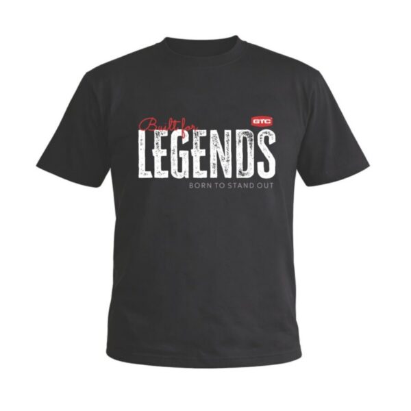 GTC Μπλουζάκι κοντομάνικο Legend μαύρο