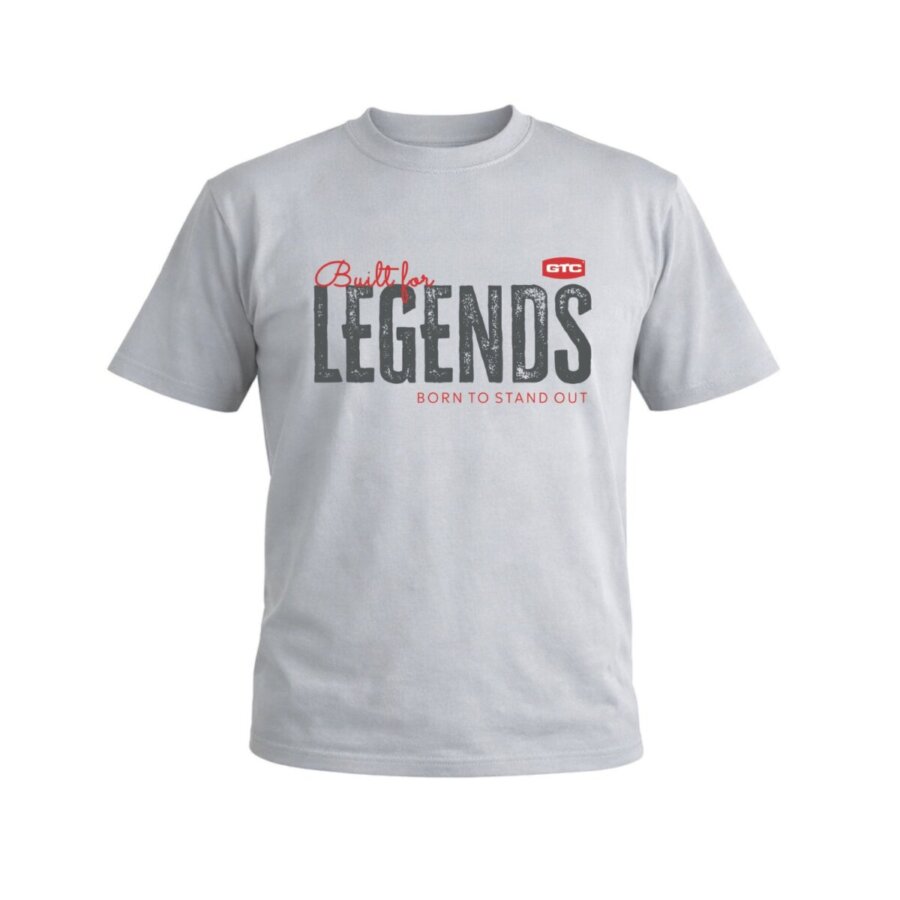 GTC Μπλουζάκι κοντομάνικο Legend γκρι