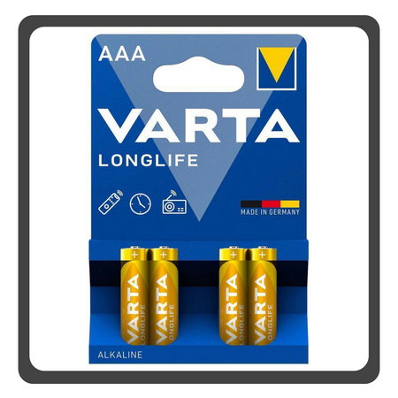 VARTA Longlife – Αλκαλικές Μπαταρίες AAA 1,5V MINI Micro(4τμχ)