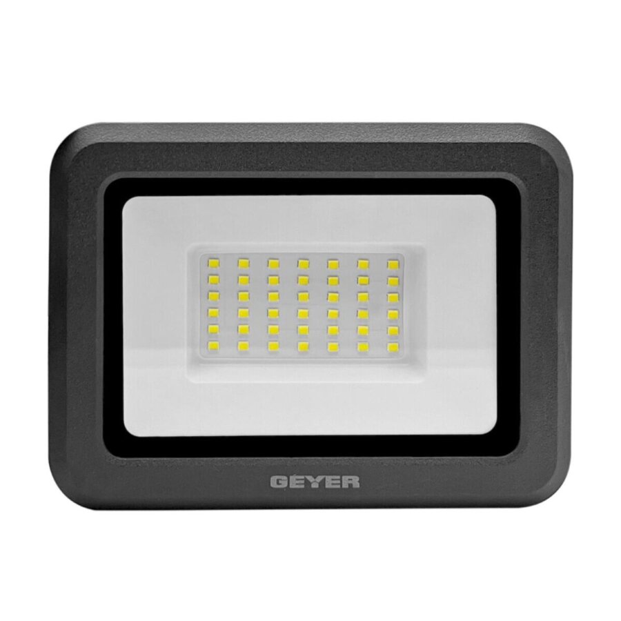 GEYER Προβολέας led μαύρος 30W 4000K 2700LM LPRM30CE